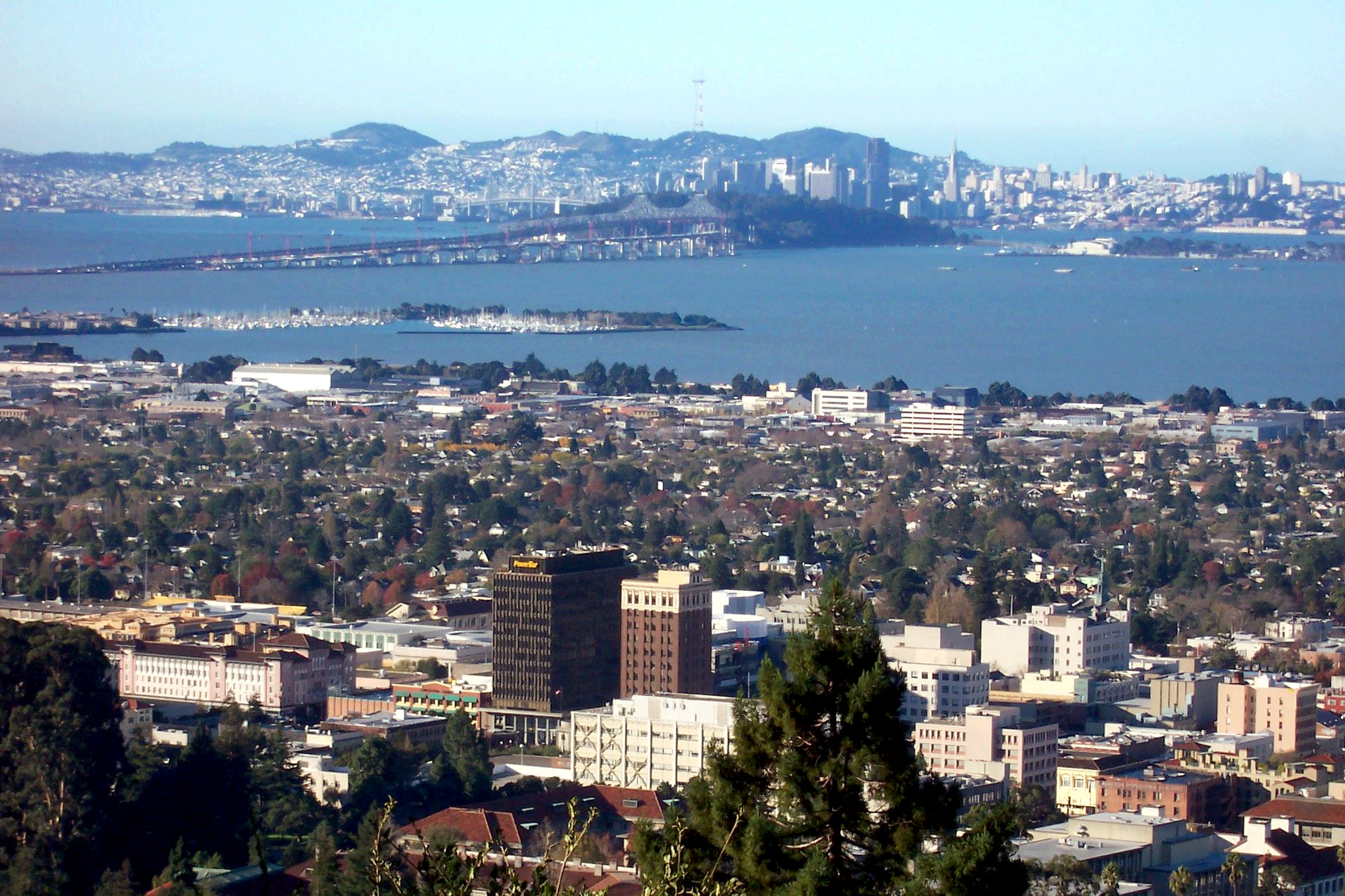 Berkeley-downtown-Bay-bridge-SF-in-back-from-Lab